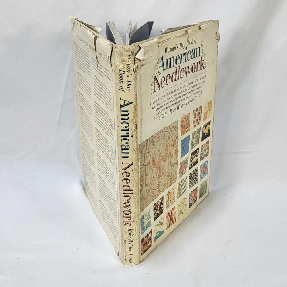 Woman's Day Book of American Needlework Rose Wilder Lane 1963 Hardcover Book